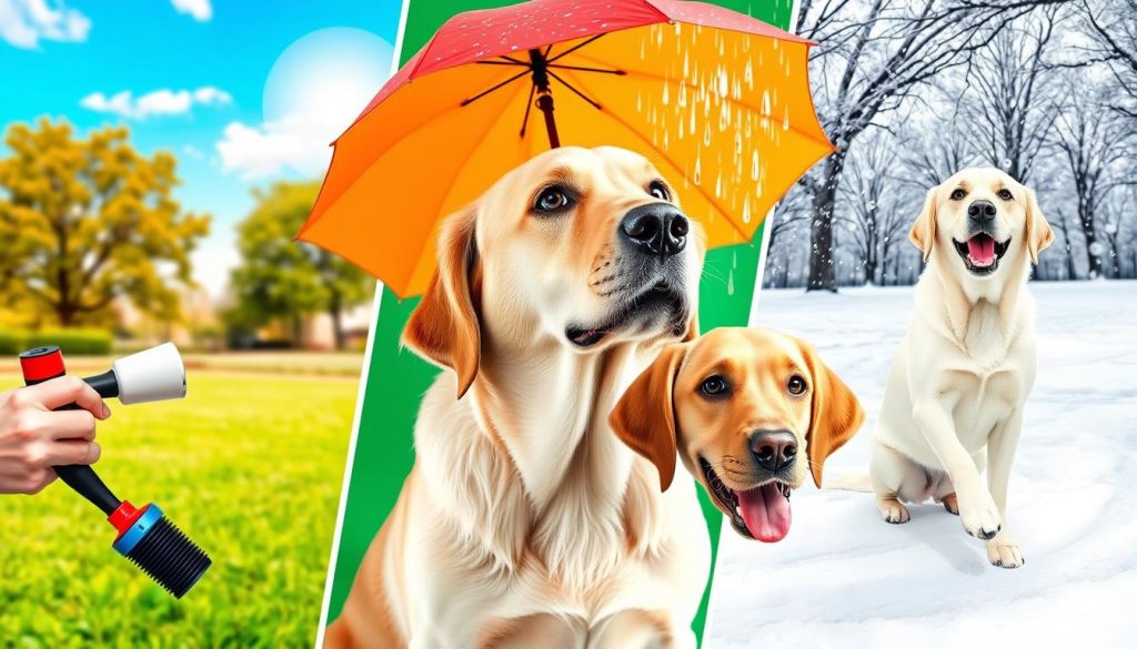 Cuidado de perros en diferentes climas