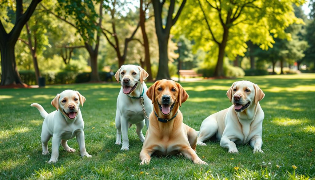 Socialización de Labradores en diferentes etapas